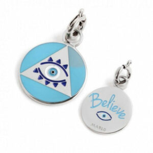 Charm occhio acciaio