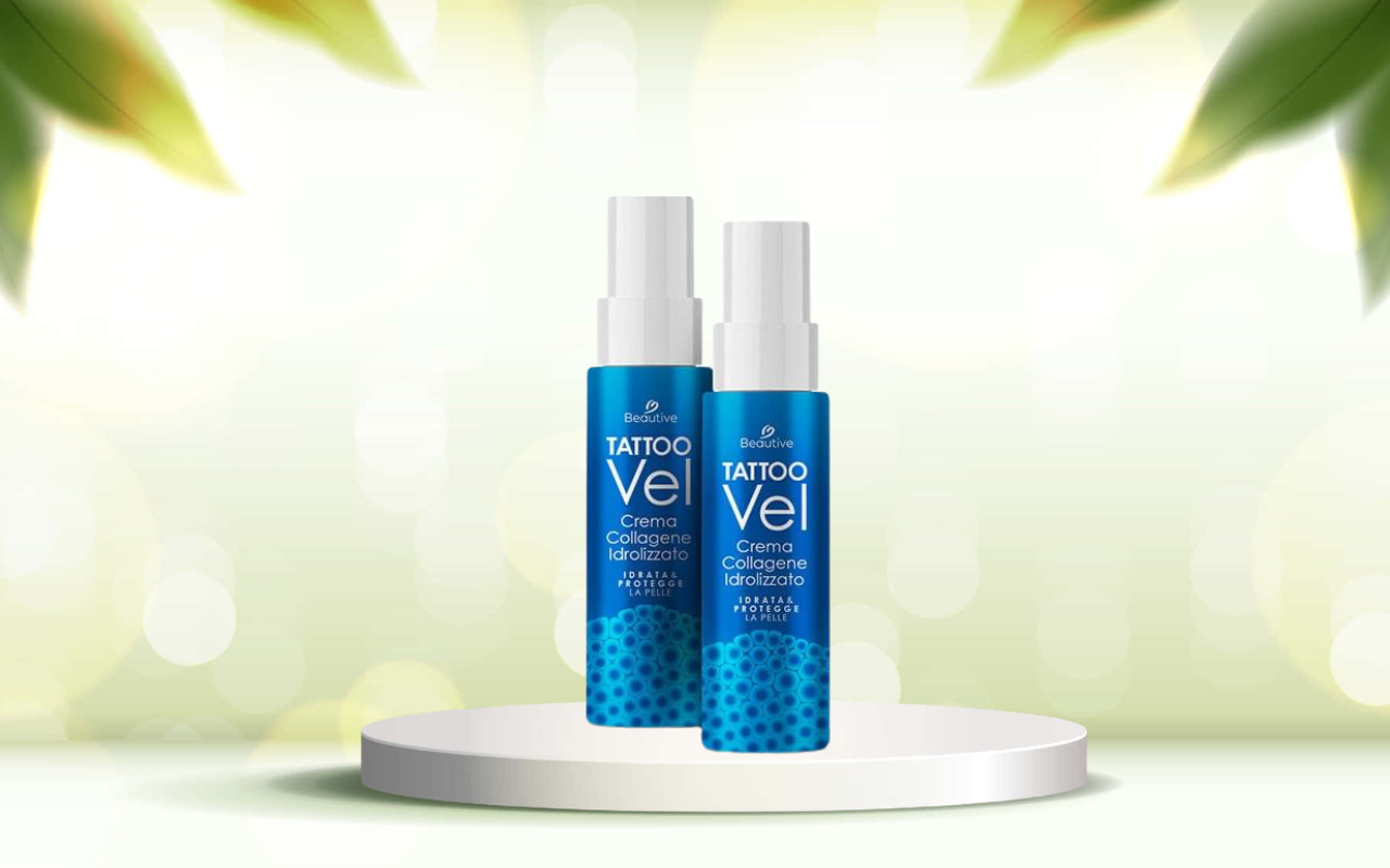 Scopri TattooVel: crema aftercare tatuaggi al collagene per pelle sana e colori vivi