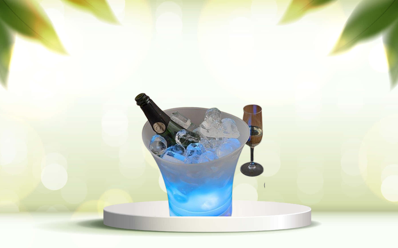 Rendi ogni festa indimenticabile con il secchiello LED Bluetooth per champagne